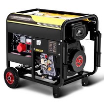 가솔린 저소음 발전기 220V 푸드트럭 인버터 카라반 캠핑 휴대용 행사, 단일사이즈, 6.5KW 수동 시동 + 가솔린