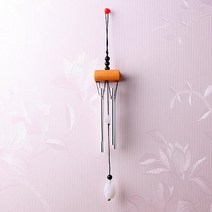 은은한소리 힐링 원목 풍경 현관 알림 옛날 도어벨 종