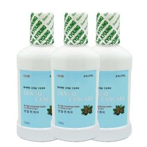 신개념 케어가글 덴탈캔케어 250ml 3개 충치예방 입냄새제거 구강청결제 체크가글