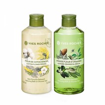 이브로쉐 샤워젤 400ml 2개 (코튼 플라워 미모사 + 아몬드오렌지), 단품