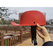 경량 바이크 헬멧 레트로 전체 얼굴 야구 모자 오리 도트 승인 Casco Demoto BQ1 윈드실드, XXL, BQ-1덤레드 DScap