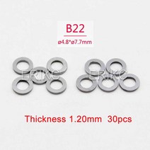 B22 심 크기 0.93-1.21MM 보쉬 스프레이 어 노즐 수리 키트 가스켓 예비 부품 용 커먼 레일 연료 인젝터 조, 10 1.20mm 30pcs