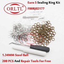 연료주입기 새로운 유로 5 인젝터 씰 링 볼 200pcs f00rj02177 커먼 레일 볼 수리 키트 f 00r j02 177 f00r j02 177 가스켓 키트, 없음