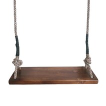 나무 그네 좌석 로프 실외 보드 줄 전원주택 흔들그네, 로그  60x17cm (야외용)