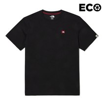 [노스페이스] 남성 미니 로고 반팔 라운드티 NT7UN06J_BLK