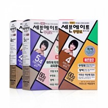 동성제약 세븐에이트 무향료 칼라크림 3개 SET, 6호 자연스런 갈색*3
