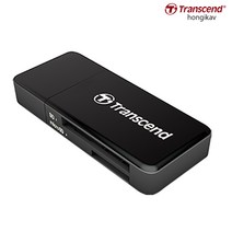 TS-RDF5 블랙 트랜센드 카드리더기 USB3.1 USB 포트에 바로 사용, TS-RDF5 리더기 블랙