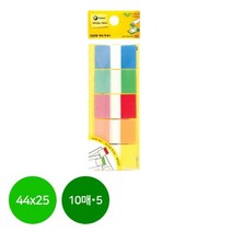 프린텍 팝업 플래그 인덱스 5색 F4425-5 점착메모지