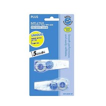 플러스 수정테이프 리필 WH-605R 2p, 혼합 색상, 1개입
