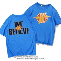 WE BELIEVE 골든스테이트워리어스 NBA 면 티셔츠 반팔 스웻 빅사이즈 슈팅 져지 저지 유니폼 농구 웜업 복