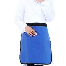 리드 하프 앞치마 0.5mm Pb 리드 엑스레이 앞치마 엑스레이 쉴드 앞치마 실험실 보호 앞치마 블루.