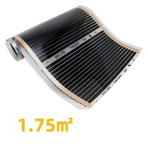 건식난방 Minco Heat-220V 140w/m2 적외선 난방 필름 가정용 전기 바닥 매트 50cm 너비 0.125 3.75 제조, [08] 50cm X 350cm