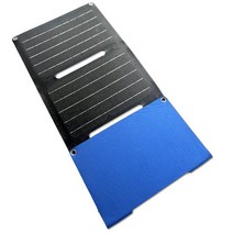 태양광패널 독립 솔라 휴대용발전기 36W ETFE 단결정 태양 전지 패널 접이식 팩 광전지 5V 9V USB 출력 고속 충전 휴대용 야외 태양광 플레이트, 36W 4 folding