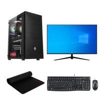 사무용 조립 PC 컴퓨터 세트 업무용 인강용 가정용 데스크탑 본체 + 24인치 모니터, 11번 사무용 4650G 본체만