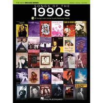 Songs of the 1990s 1990년대 대표곡 피아노 보컬 기타코드 악보집 (음원 포함) Hal Leonard 할 레오나드
