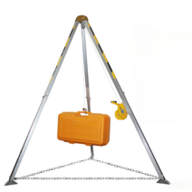 맨홀 구조용 삼각대 삼각구조대 브래킷 다운홀 윈치, 1800 파운드 두꺼운 알루미늄 + 안전 벨트