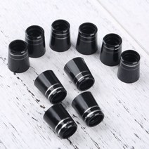 10pcs 플라스틱 골프 Ferrules 더블 링 맞는 0.350 또는 0.370 팁 아이언 샤프트 슬리브 어댑터 교체 16mm/19mm, 350