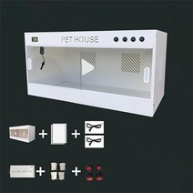 육지거북이사육장 거북이쉼터 거북이은신처 PVC 다양한 크기의 등산 상자 고슴도치 보호자 파충류 인큐베이, 08 120x40x40cm