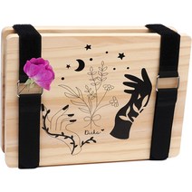 DICHA 전자레인지 플라워 프레스 북-배스우드 식물 및 잎 프레스 - 초보자 플라워 프레스 키트 전문가용 -, 02 꽃다발