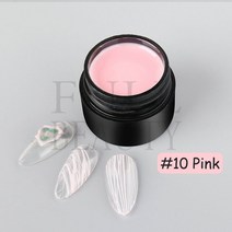 매니큐어 스파이더 젤 네일 아트 드로잉 접착제 6ml 블랙 화이트 라인 웹 와이어 디자인 페인트 광택 UV 옻칠 손톱 폴란드어 BE1615-1, [10] 1615-10