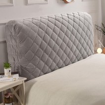 침대헤드보드 호텔 제작 쿠션 패브릭 가죽 커버프레임 커버 셀프 두꺼운 침대 헤드 모든 것을 포함하는 헤드 보드 솔리드 컬러 소프트 침대 헤드 백 먼지 보호기 홈, 낙타, w190 x h60 x 5-35cm