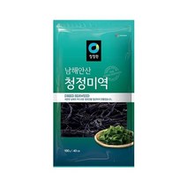 청정원 맛있는밑반찬 남해안산 청정 미역 40인분 맛있는 돌답례품 냉국 100g 간단한요리 간편식, 24개