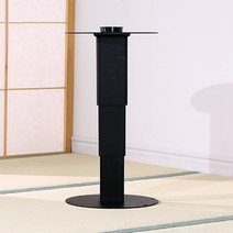 캠핑카 카라반 테이블 다리 유압식 원터치 높이조절 자작 식탁 블랙 31-71cm, 1개