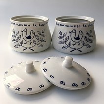 [mamaison] 마메종 마드모아젤 도자기 소스 플레이트 2종 택1 white2008, 크림