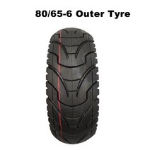 림 Dualtron VICTOR 럭셔리 이글 스피드웨이 4 5 Zero 10X Kugoo M4 10 인치 전기 스쿠터 미니모터용 타이어 80/65-6 255X80 10X3.0, [02] 80 65-6 Outer Tire, 1개