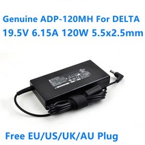 델타 ADP-120MH D 19.5V 6.15A 120W AC 어댑터 MSI GP70 GP60 GE60 GE70 A12-120P1A A17-120P1A 전원 공급 장치 충전기