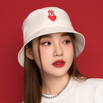 MLB 하트 버킷햇 NY Ivory 191204, M, 아이보리