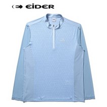 아이더 이월상품 남성 여름 아이스롱 슬리브리스 집업티셔츠 (불룸) ICE T 냉감기술을적용한 아이스티셔츠 DMU21221-STEEL BLUE