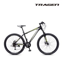 트라젠 TM-27D 27.5인치 21단 MTB자전거, 블랙/옐로우, 미조립박스배송