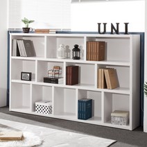 해브퍼니처 데미안 와이드 2000 낮은책장, 화이트