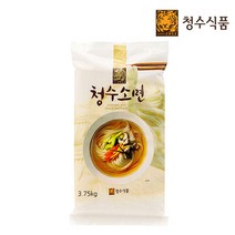[청수식품] 청수 소면 37인분(봉지) 3.75kg x 1봉, 단품