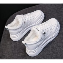 여자 캐쥬얼 겨울 키높이 스니커즈 퍼운동화 여성단화