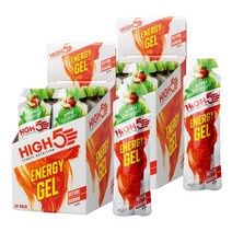 HIGH5 Energy Gel Fruit Juice Apple 하이파이브 스포츠 뉴트리션 에너지 젤 애플 40g 20개입 2팩
