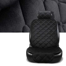 멜팅샵 아이오닉HEV 겨울 시트커버 방석 베라크루즈 극세사시트 크루즈 차량용 뉴지프체로키 카시트 차시트 락킵 기아봉고3ev, 01. 락킵 앞좌석 겨울시트 1P 블랙
