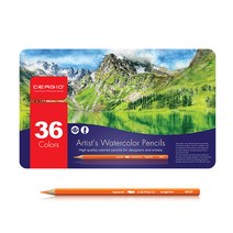 세르지오 색연필세트 NEW세르지오 색연필 유성색연필 수채색연필, 세르지오 수채색연필 36색