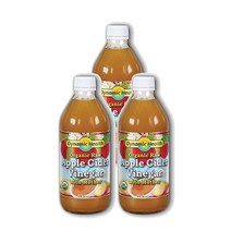 체인지유 애플사이다비니거 오가닉 애플사이다 비네가 원액 액상 사과식초 유기농 자연 천연발효 식초 마시는, 유기농 사과식초 3병