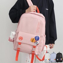 배색 스트링 심플 파스텔톤 여학생 백팩 졸업 친구선물 선물 체험 데일리백