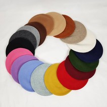 울 꼭지 베레모 모자 남녀공용 성인 어린이 아동 초등 주니어 맘커플 보온 나들이 단체