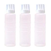 국내 생산 업소용 잘라쓰는 소스통 3구 뚜껑 포함, 3개, 700ml