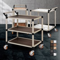 서빙카트 운반 식당 운반카 2단3단 운반구 식당용 써빙카트, 일반형 스텐 2단 특대