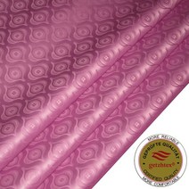 디자인 Bazin Riche Fabric 오스트리아 품질 GetzhTex 자카드 기니 브로케이드 원단 100% Cotton Shadda Perfume, [01] 5 Yards, [11] Lilac