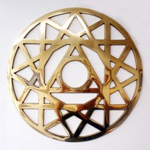 파워황동(20cm) - 인체용 풍수용 / 주문제작 황동 히란야 12각히란야, 1개