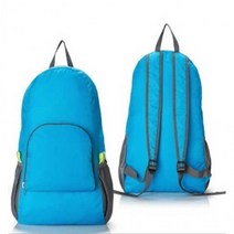 초경량 접이식 백팩 가방 폴딩백 파우치 색상 블루