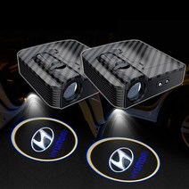 2세대 레이져 센서형 도어로고라이트 도어빔 자동차 익스테리어 무드등, 1세트(본체2개)_3 M로고