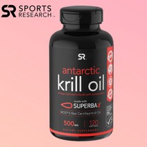 스포츠리서치 SUPERBA 2 남극크릴오일 아스타잔틴함유 500mg 소프트젤 120정, 1. 무향