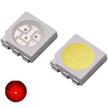 SMD LED 발광다이오드 5050 CHIP 10개, (5050_10개) SURC_RED